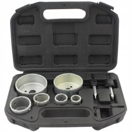 ZESTAW OTWORNICE WOLFRAMOWE DO GLAZURY PŁYTEK 8 EL