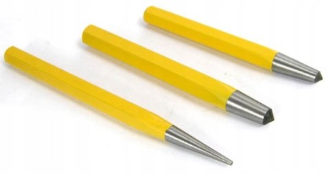 ZESTAW WYBIJAKÓW WYBIJAKI PRZECINAKI 12 SZT