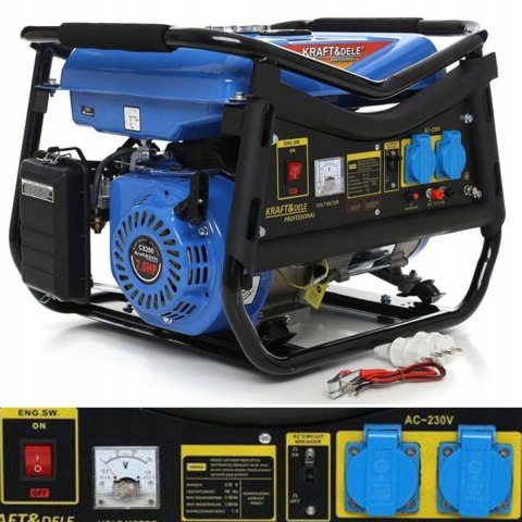 AGREGAT PRĄDOTWÓRCZY PRĄDU KRAFT 3000W AVR MOCNY