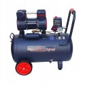 KOMPRESOR BEZOLEJOWY 24L SPRĘŻARKA DWUTŁOKOWY