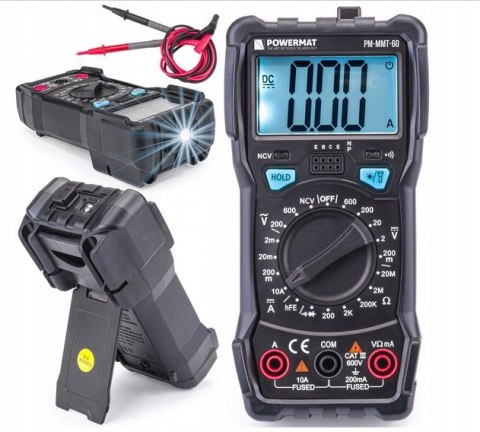 MULTIMETR CYFROWY ELEKTRYCZNY MIERNIK PRĄDU LCD