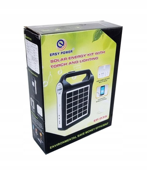 POWERBANK SOLARNY ŁADOWARKA LATARKA SOLARA