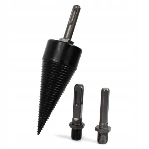 ŚWIDER ROZŁUPYWANIA DREWNA WIERTŁO STOŻKOWE 45 mm