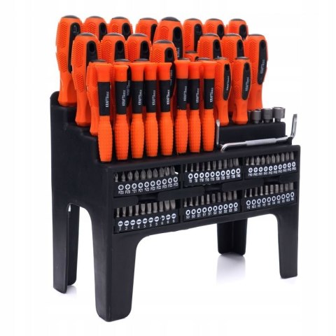 DUŻY ZESTAW ŚRUBOKRĘTÓW BITÓW 100 ELEMENTÓW BITY WKRĘTAK TORX KD10957