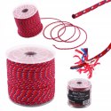Lina Wielofunkcyjna 5 mm x 100 m Czerwona Ogrodowa Namiotu KRAFT&DELE