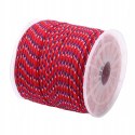 Lina Wielofunkcyjna 5 mm x 100 m Czerwona Ogrodowa Namiotu KRAFT&DELE