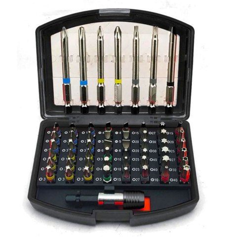 Profesjonalny Zestaw Bitów do Wkrętarek 56 Elementów Kraft&Dele