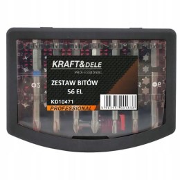Profesjonalny Zestaw Bitów do Wkrętarek 56 Elementów Kraft&Dele