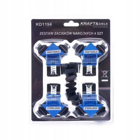 ŚCISK STOLARSKI KĄTOWY 4 SZTUKI SPRĘŻYNA KD1194