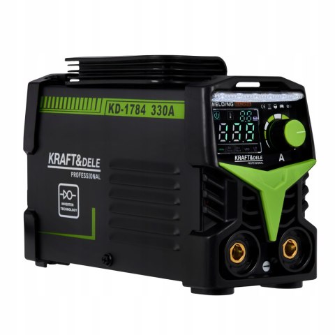 SPAWARKA INWERTOROWA INWERTEROWA 330A LCD MMA IGBT TIG LIFT MASKA PRZEWODY