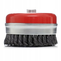 SZCZOTKA DRUCIANA CZOŁOWA PLECIONA DRUT M14 4