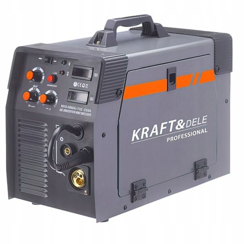 Spawarka inwertorowa Kraft&Dele 40-250A 230V 11,5 kVA 4w1 MIG/MAG MMA TIG