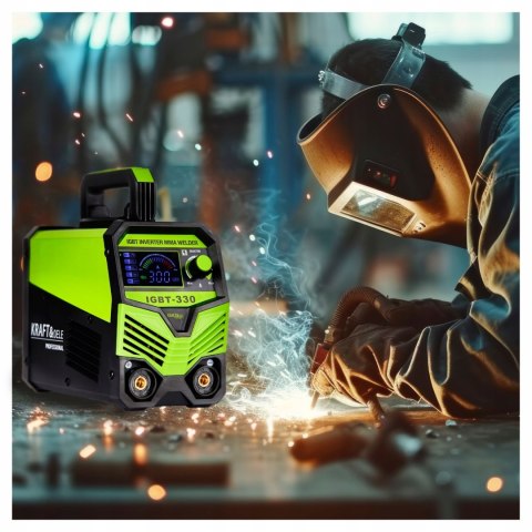 Spawarka inwertorowa MMA IGBT LIFT TIG LCD 4w1 20-330A Kraft&Dele