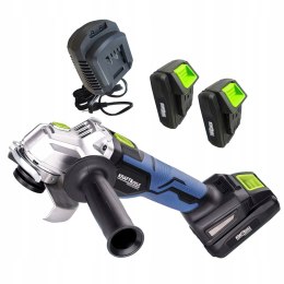 Szlifierka Kątowa Akumulatorowa 2x bateria Ładowarka 21V 125 mm Kraft&Dele