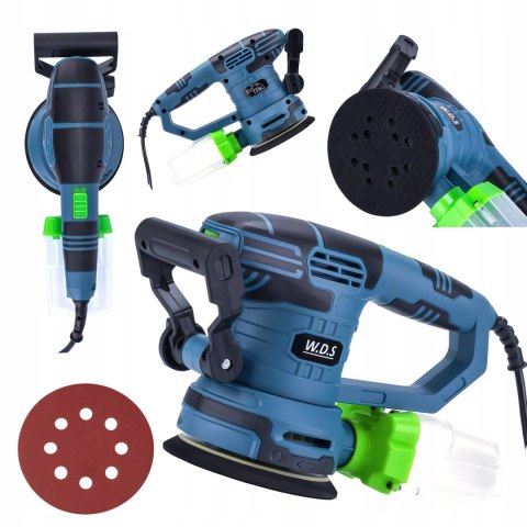 Szlifierka Mimośrodowa Sieciowa 230V 1300W Regulacja Obrotów W.D.S