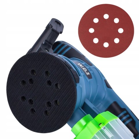 Szlifierka Mimośrodowa Sieciowa 230V 1300W Regulacja Obrotów W.D.S