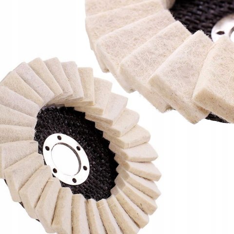 TARCZA DO POLEROWANIA METALU FILCOWA 125MM KD959