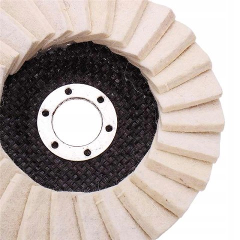 TARCZA DO POLEROWANIA METALU FILCOWA 125MM KD959