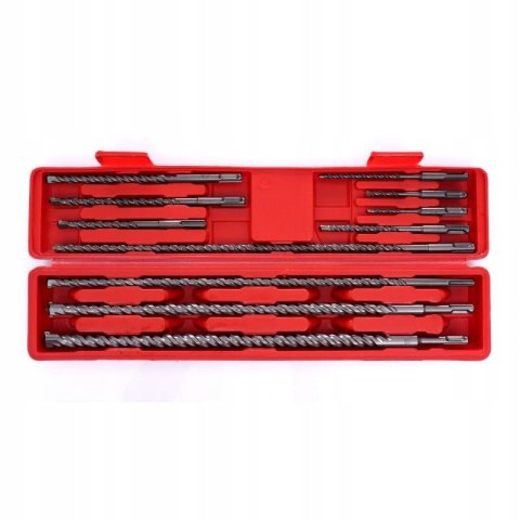 WIERTŁA DO KAMIENIA BETONU SDS ZESTAW WIERTEŁ 11 SZTUK KD984