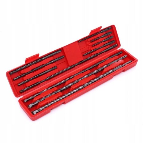 WIERTŁA DO KAMIENIA BETONU SDS ZESTAW WIERTEŁ 11 SZTUK KD984