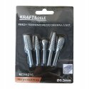 ZESTAW FREZÓW DO DREWNA 5 ELEMENTÓW 6,3MM TRZPIENIOWE KD11216