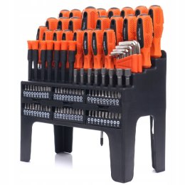 ZESTAW ŚRUBOKRĘTÓW I BITÓW STOJAK 122 ELEMENTÓW KD10958