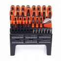 ZESTAW ŚRUBOKRĘTÓW I BITÓW STOJAK 122 ELEMENTÓW KD10958