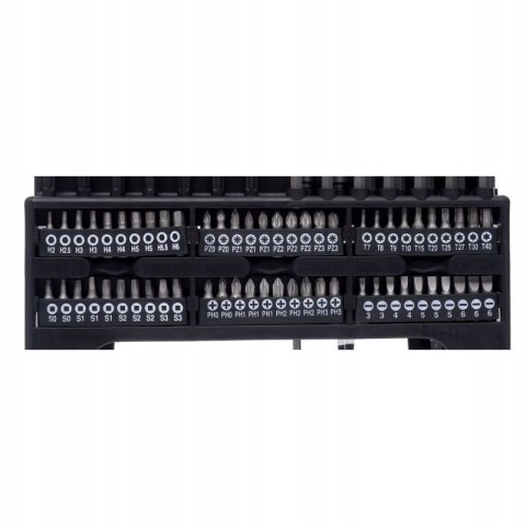 ZESTAW ŚRUBOKRĘTÓW I BITÓW STOJAK 122 ELEMENTÓW KD10958