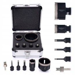 Zestaw Otwornic Diamentowych Kraft&Dele 6 sztuk 6-68 mm