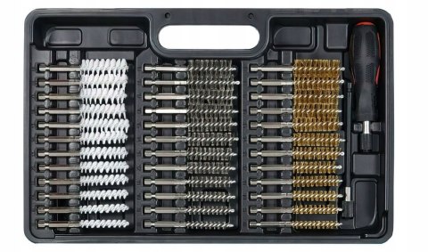 Zestaw Szczotek do Czyszczenia Gniazd Wtryskiwaczy 38 Elementów Kraft&Dele