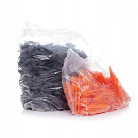 Zestaw do Poziomowania Płytek Glazury Zaciski klipsy Kraft&Dele 600 sztuk