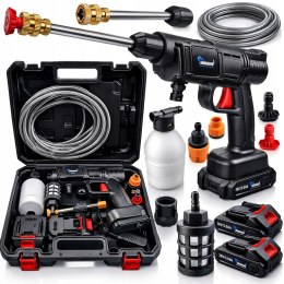 36V MYJKA CIŚNIENIOWA AKUMULATOROWA WALIZKA + 2 AKU MYJKA BEZPRZEWODOWA 5Ah