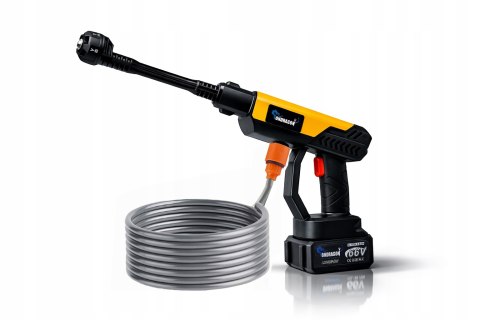 66V MYJKA CIŚNIENIOWA AKUMULATOROWA WALIZKA + 2 AKU MYJKA BEZPRZEWODOWA 5Ah