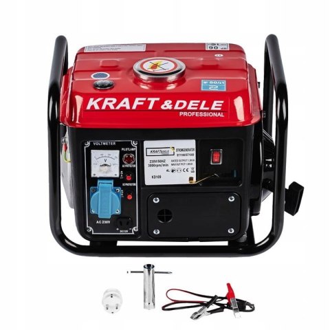 Agregat prądotwórczy przenośny jednofazowy Kraft&Dele 1200 W benzyna