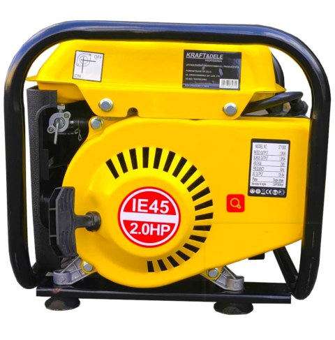 Agregat prądotwórczy przenośny jednofazowy Kraft&Dele 1200W 12/230V KD109Z