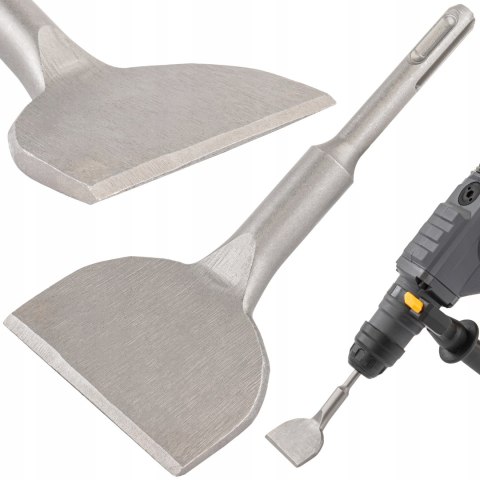 DŁUTO SDS+ PŁASKIE ODGIĘTE 75X165MM DO BETONU KAMIENIA CERAMIKI SZEROKIE