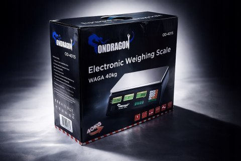 ELEKTRONICZNA WAGA SKLEPOWA LCD KALKULACYJNA 40 kg