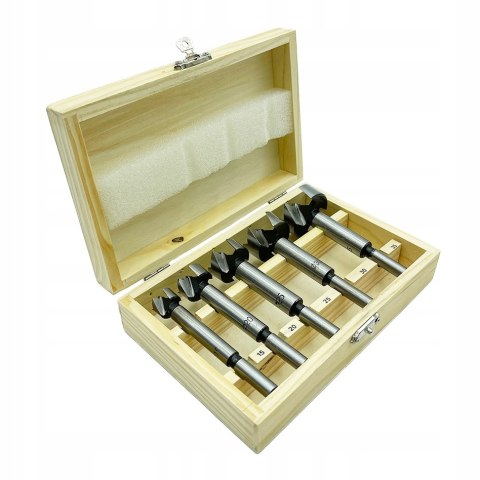 Frezy w zestawie Falon-Tech do drewna HCS 15-35 mm 5 szt.