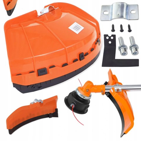 KOSA SPALINOWA 7KM PODKASZARKA KOSIARKA MOC +TARCZA +GŁOWICA +SZELKI +ŻYŁKA