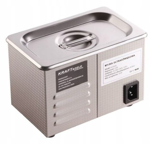 KraftDele KD504 Myjka ultradźwiękowa 0,8 L