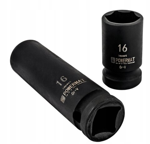 NASADKI UDAROWE HEX 1/2 CR-V 20SZT 38MM 78MM DO KLUCZA UDAR WALIZKA ZESTAW