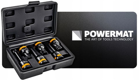 NASADKI UDAROWE SPLINE 1/2 CRMO 6SZT M14 M16 M18 DO ŚRUB 45MM 78MM WALIZKA