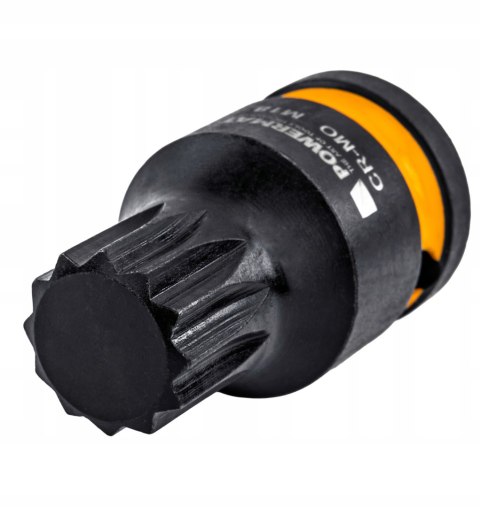 NASADKI UDAROWE SPLINE 1/2 CRMO 6SZT M14 M16 M18 DO ŚRUB 45MM 78MM WALIZKA