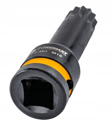 NASADKI UDAROWE SPLINE 1/2 CRMO 6SZT M14 M16 M18 DO ŚRUB 45MM 78MM WALIZKA