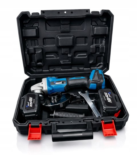 OD SZLIFIERKA KĄTOWA AKUMULATOROWA GUMÓWKA KĄTÓWKA 2XAKU 48V 2x BATERIA PRO