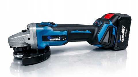 OD SZLIFIERKA KĄTOWA AKUMULATOROWA GUMÓWKA KĄTÓWKA 2XAKU 48V 2x BATERIA PRO