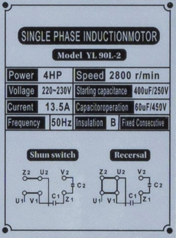 SILNIK DO KOMPRESORA OLEJOWEGO PM-KO-100T-230V 150T 2800RPM 650L/min 4KM