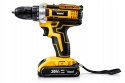 WIERTARKO WKRĘTARKA AKUMULATOROWA 36V ŻÓŁTA + 2 AKUMULATORY 5.0Ah W WALIZA
