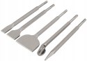 ZESTAW DŁUT SDS+ 5 SZT. PŁASKIE 250MM DŁUTO DO BETONU DŁUTA DO BRUZDOWANIA