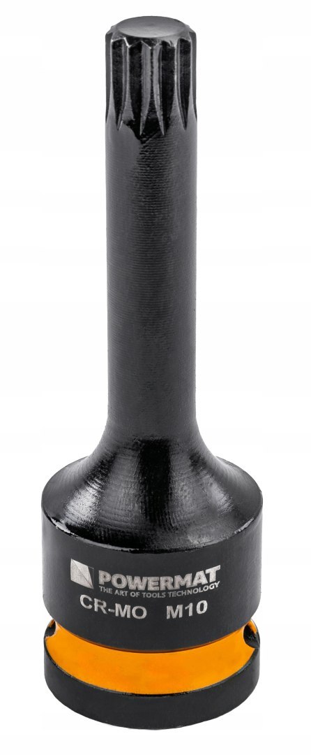 ZESTAW NASADEK UDAROWYCH SPLINE 1/2 CALA 78 MM CR-MO 8SZT DO KLUCZY WALIZKA